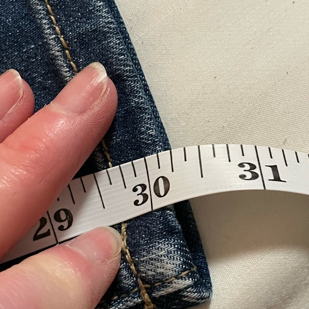 Anthropologie Pilcro And The Letterpress Parallel blue jeans size 10 medium wash - Picture 13 of 16